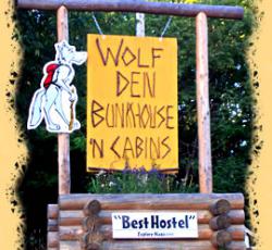Algonquin's Wolf den Bunkhouse n' Cabins